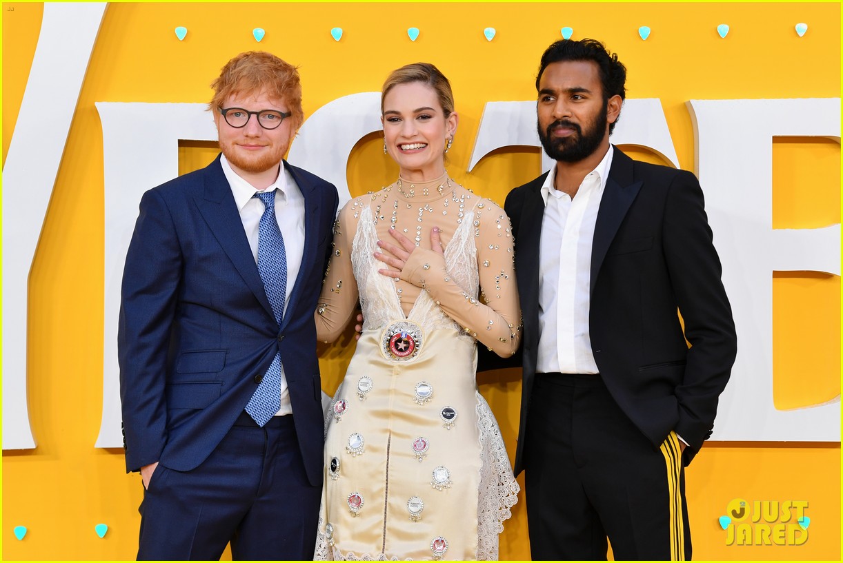 lily james ed sheeran himesh patel more yesterday london premiere 05