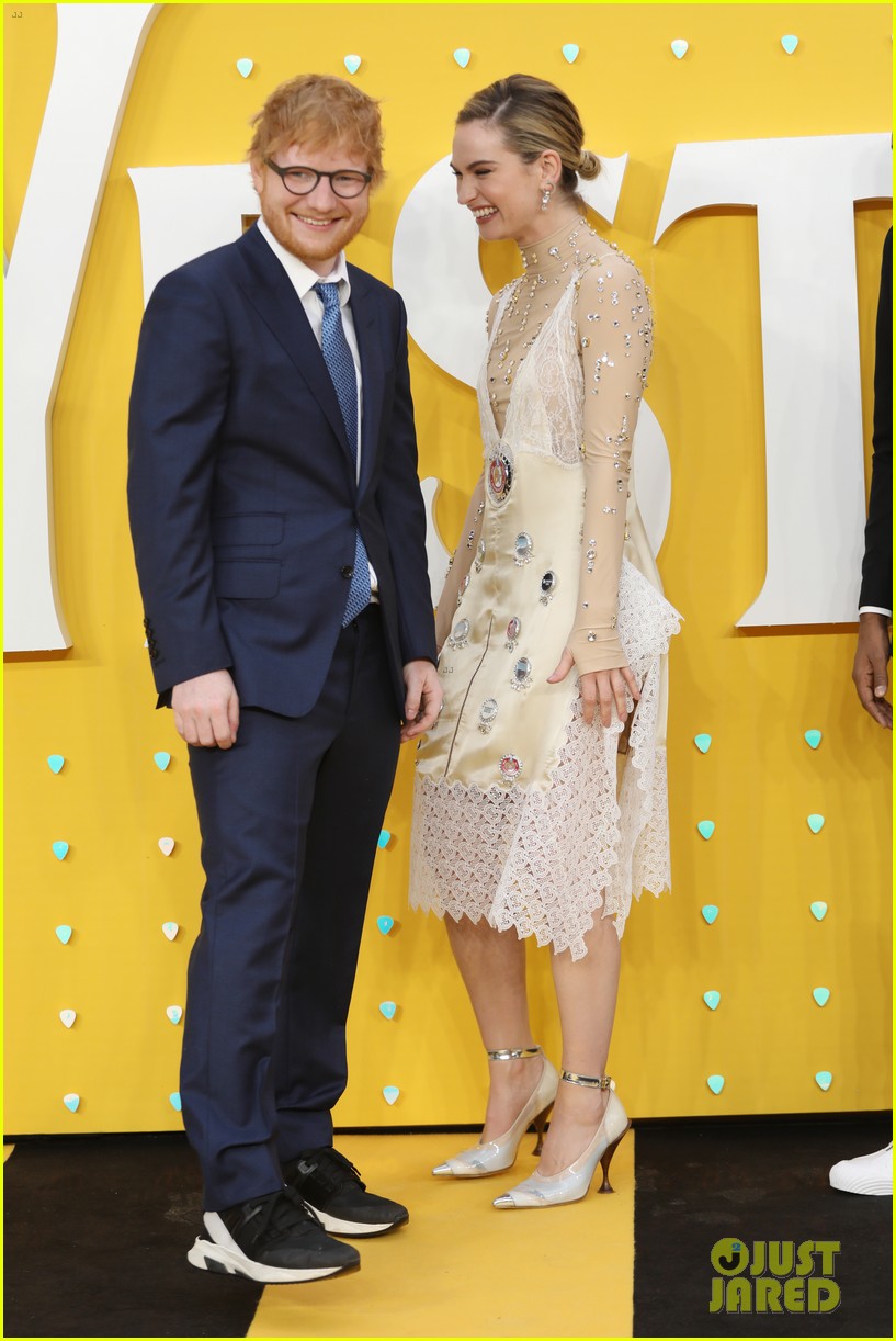 lily james ed sheeran himesh patel more yesterday london premiere 06