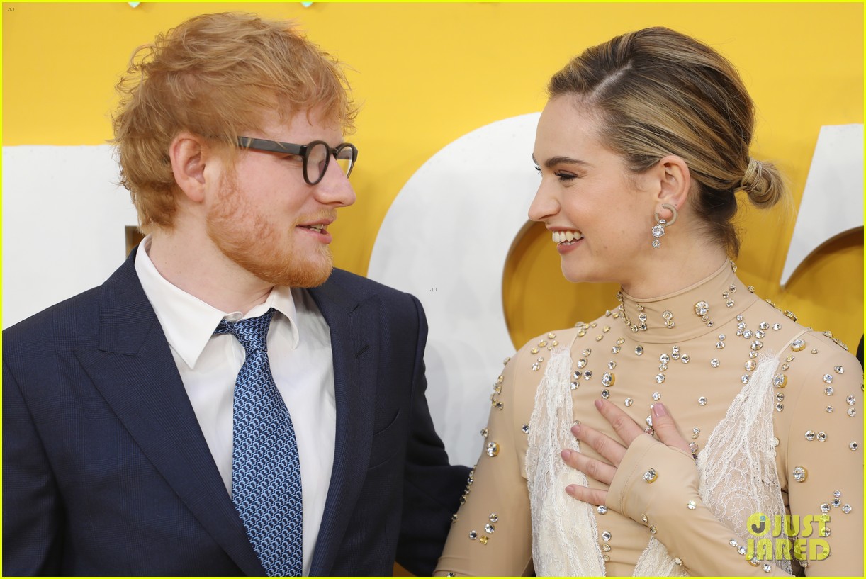 lily james ed sheeran himesh patel more yesterday london premiere 12