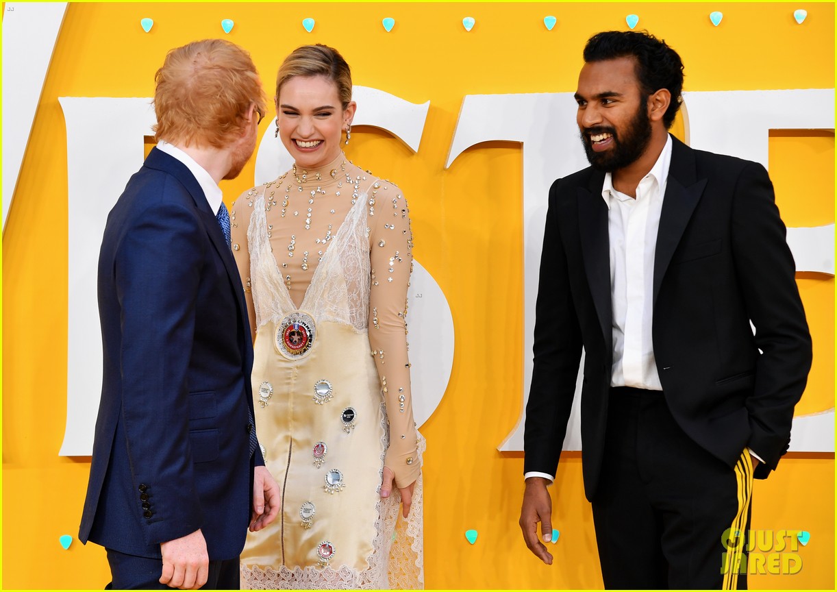 lily james ed sheeran himesh patel more yesterday london premiere 32