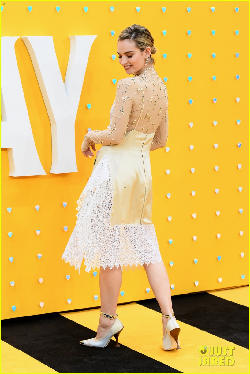 lily james ed sheeran himesh patel more yesterday london premiere 34