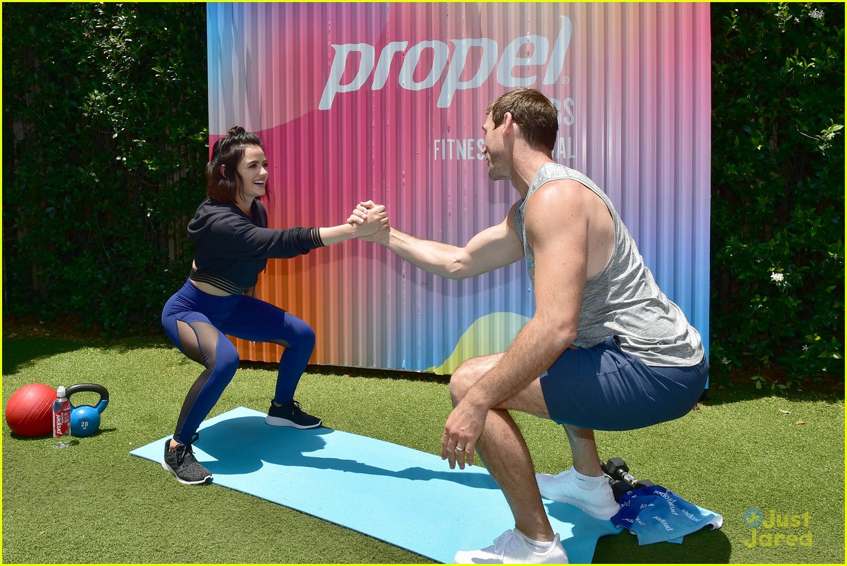 Lucy Hale Gets Training for Propel Fitness Festival Next Month | Photo