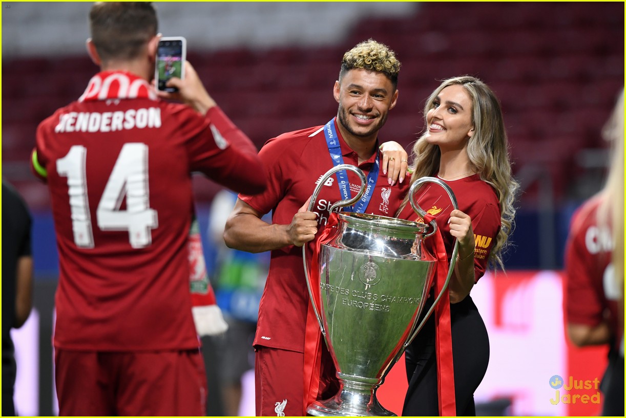 Perrie Edwards Celebrates Boyfriend Alex Oxlade-Chamberlain & Liverpool ...