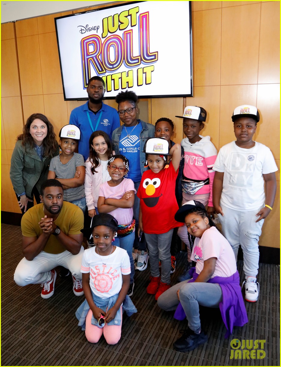disney just roll with it cast give boys girls club special screening 04