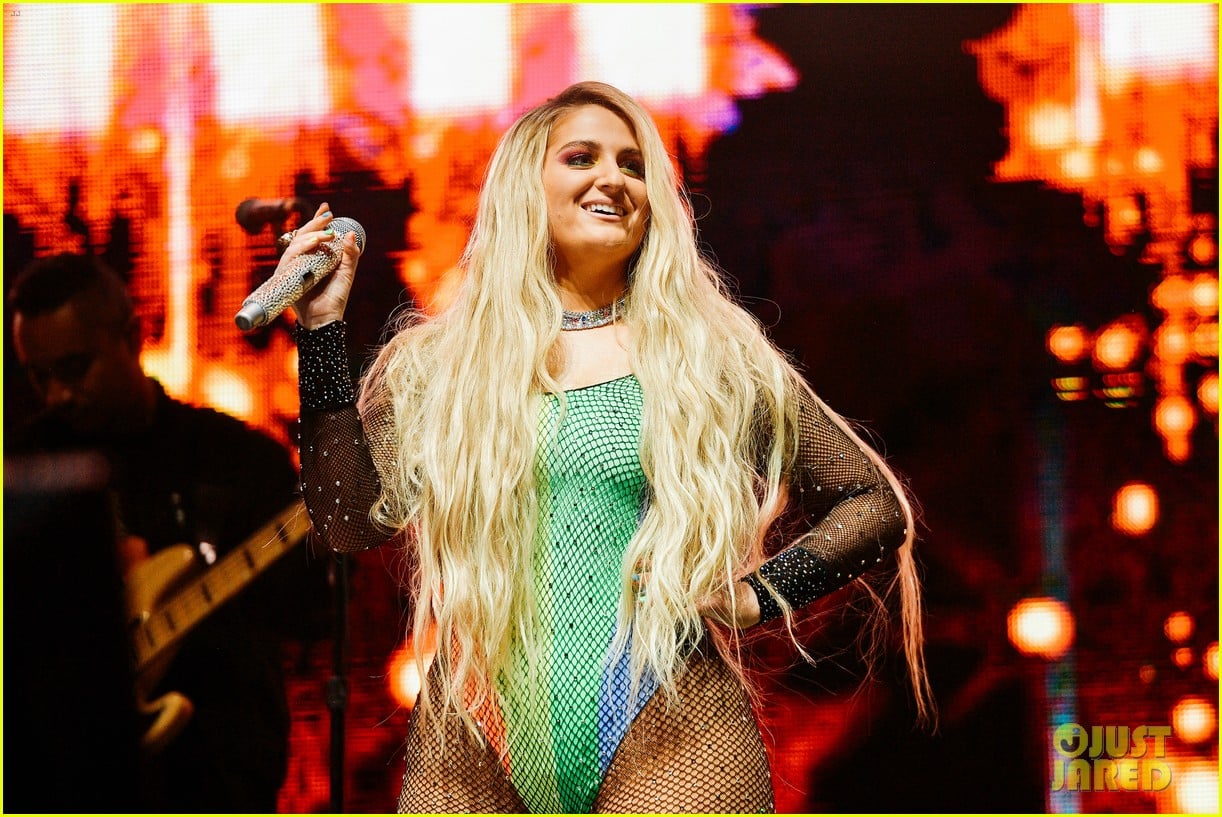 Meghan Trainor Wows in Rainbow Look at L.A. Pride Photo 1241707