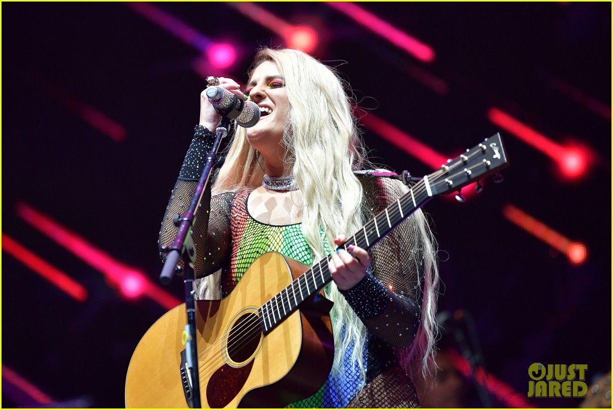 Meghan Trainor Wows in Rainbow Look at L.A. Pride Photo 1241718
