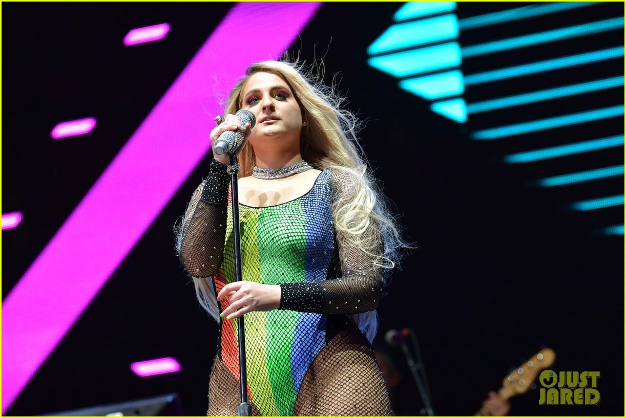 Meghan Trainor Wows in Rainbow Look at L.A. Pride Photo 1241720