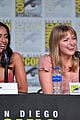 melissa benoist reveals first look at new supersuit at comic con 24