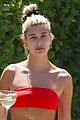 hailey bieber bares toned body during day out with husband justin bieber 02