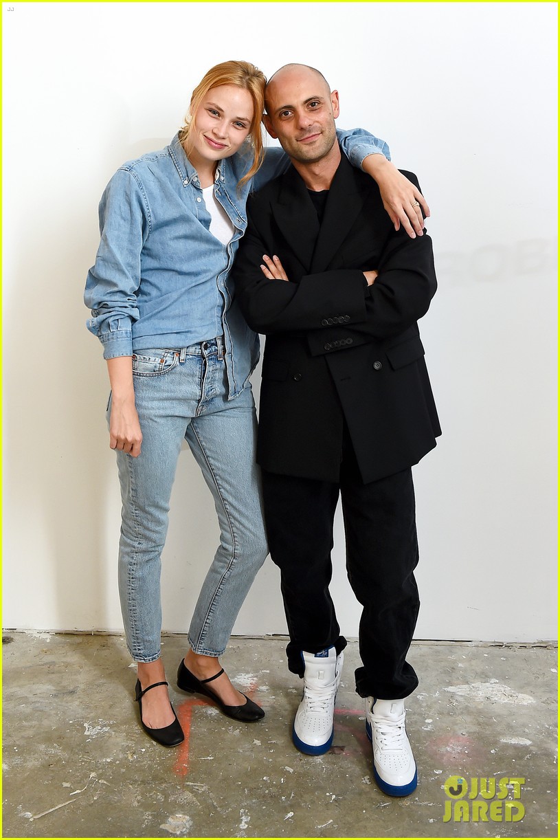 Gigi Hadid & Phoebe Tonkin Celebrate Wardrobe NYC's New Denim
