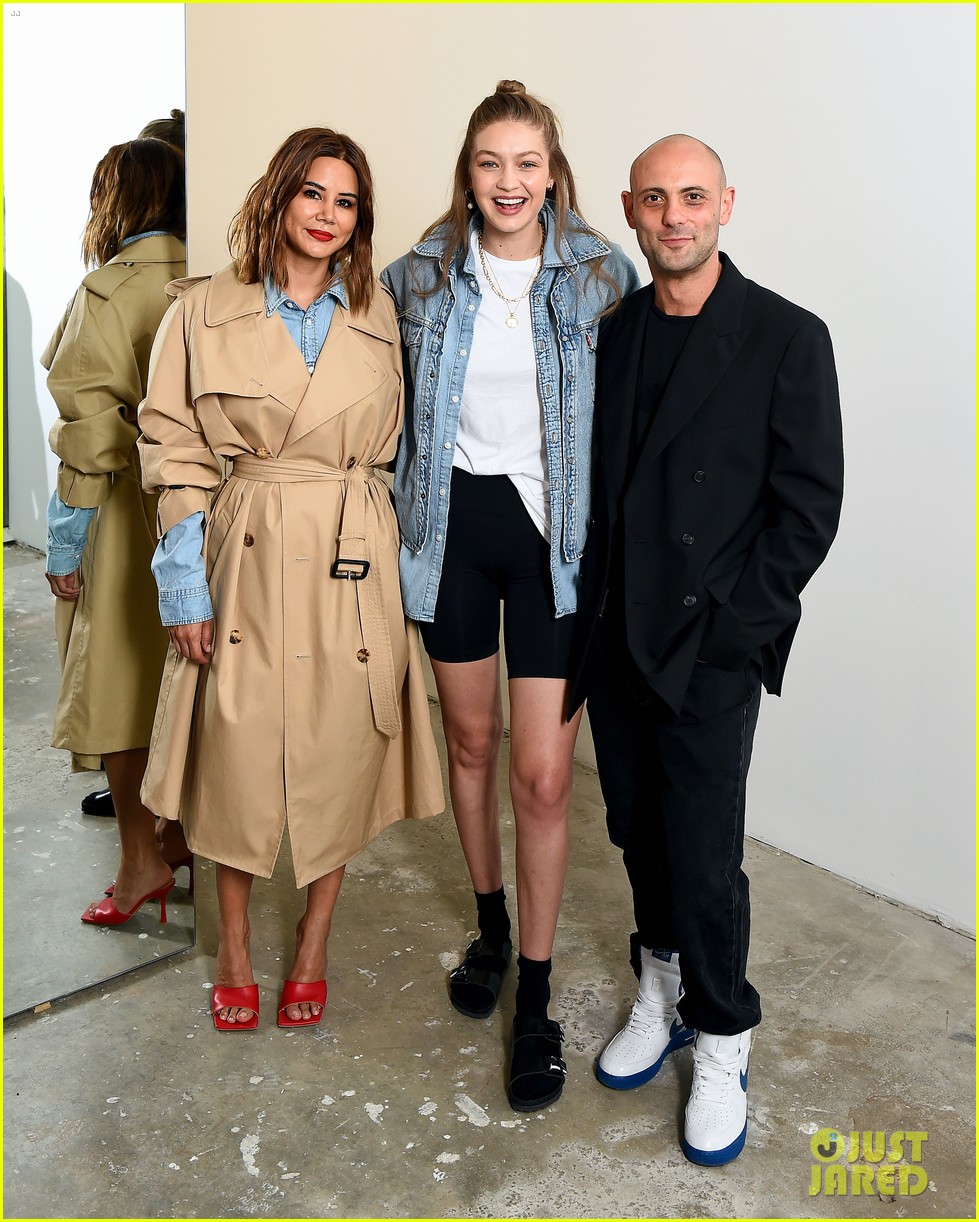Gigi Hadid & Phoebe Tonkin Celebrate Wardrobe NYC's New Denim