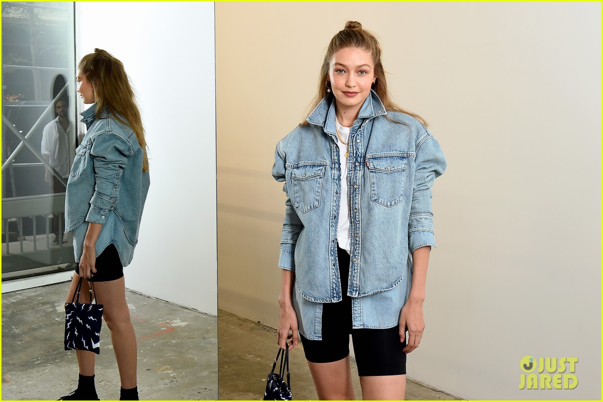 Gigi Hadid & Phoebe Tonkin Celebrate Wardrobe NYC's New Denim
