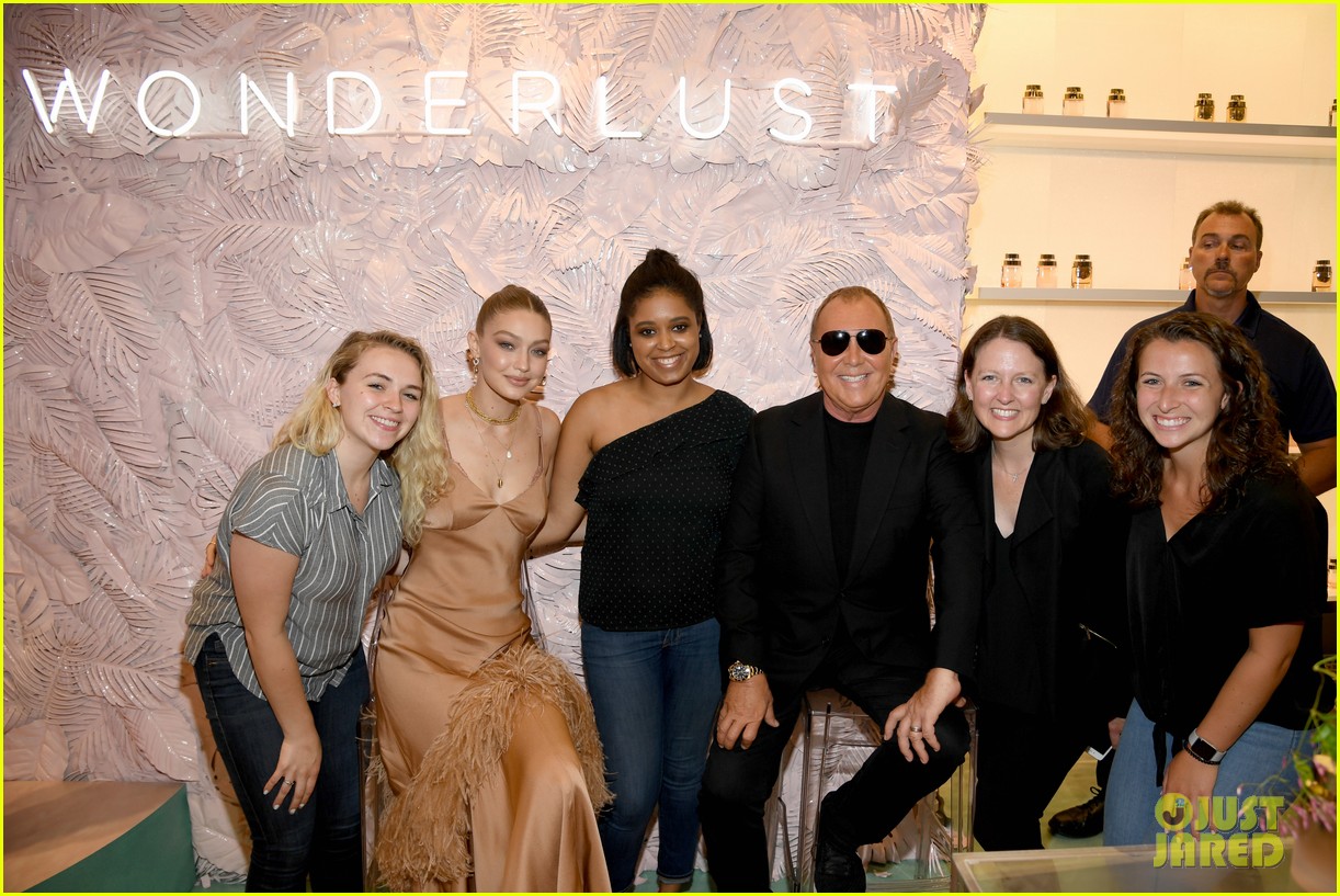 Gigi Hadid Helps Launch New Michael Kors Wonderlust Fragrance! | Photo