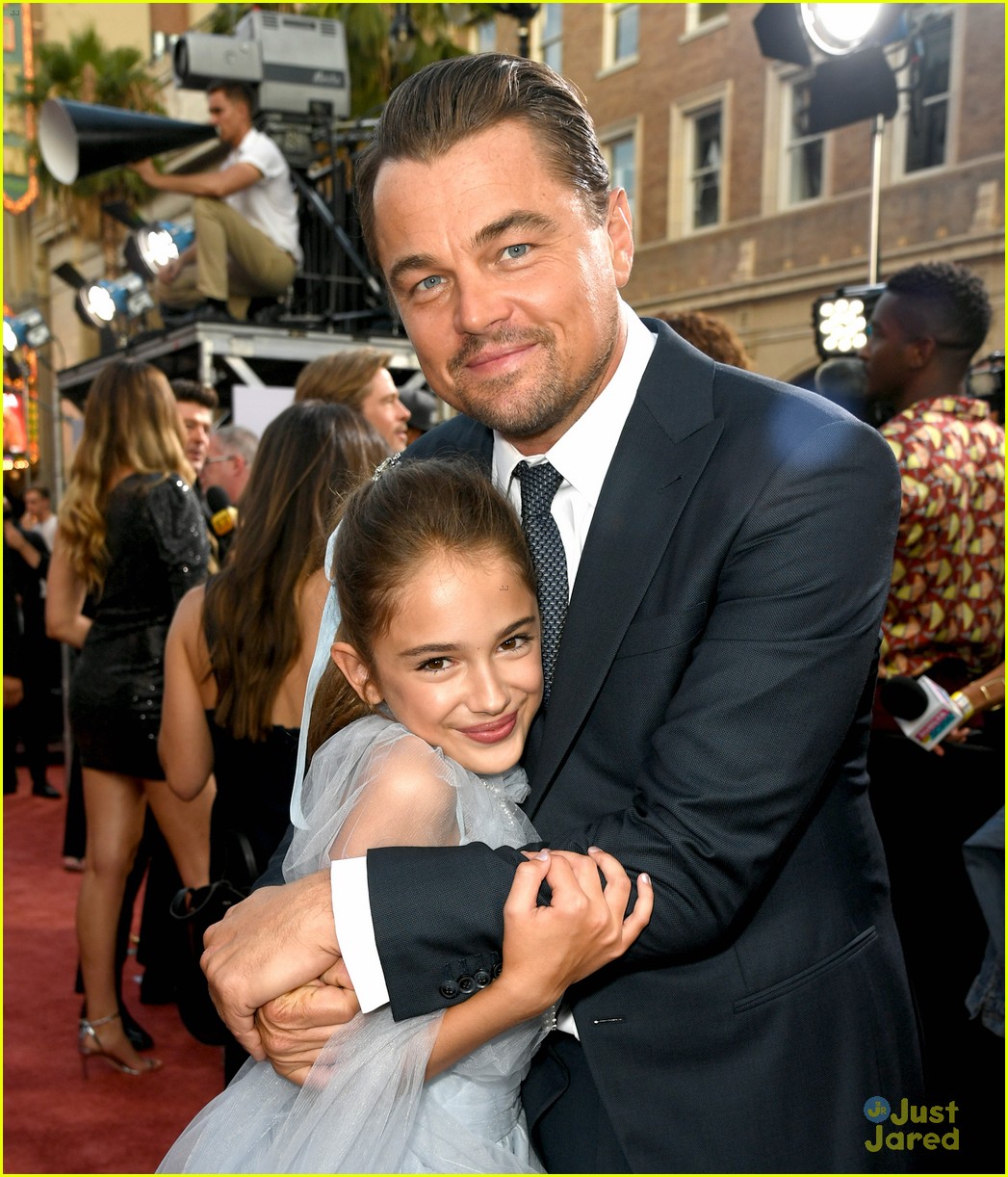 Julia Butters Gets So Many Hugs From Leonardo DiCaprio at 'Once Upon a