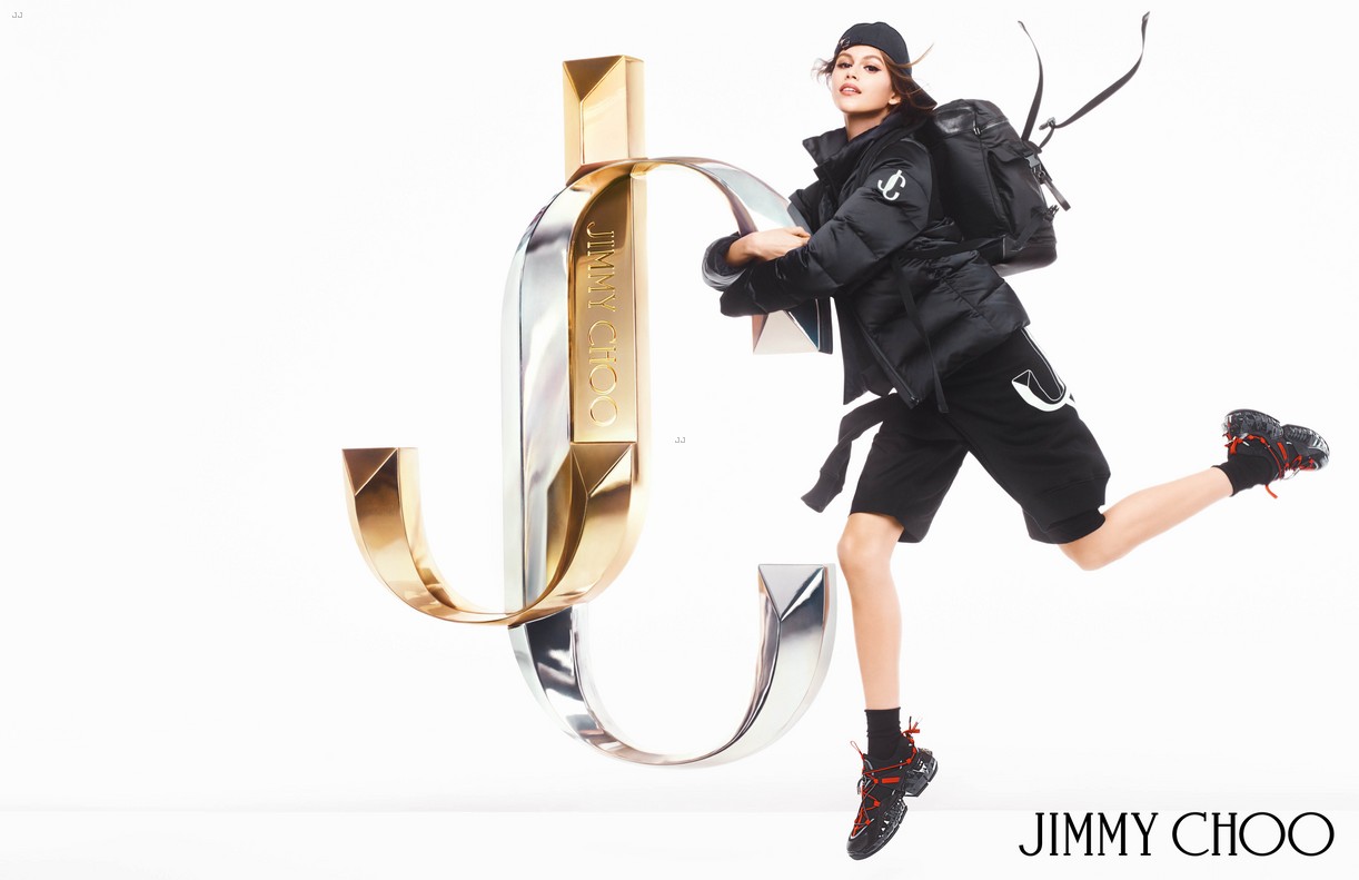 Full Sized Photo of kaia gerber jimmy choo campaign 02 | Kaia Gerber Is