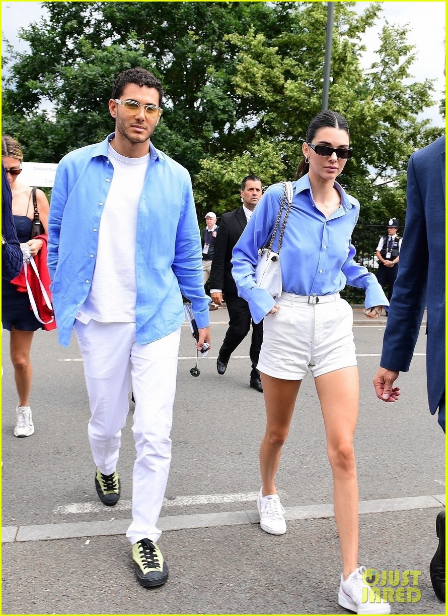 Kendall Jenner Attends Final Day of Wimbledon With Pal Fai Khadra