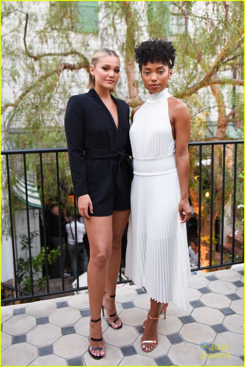 Full Sized Photo of olivia holt logan browning tamara mellon party 13