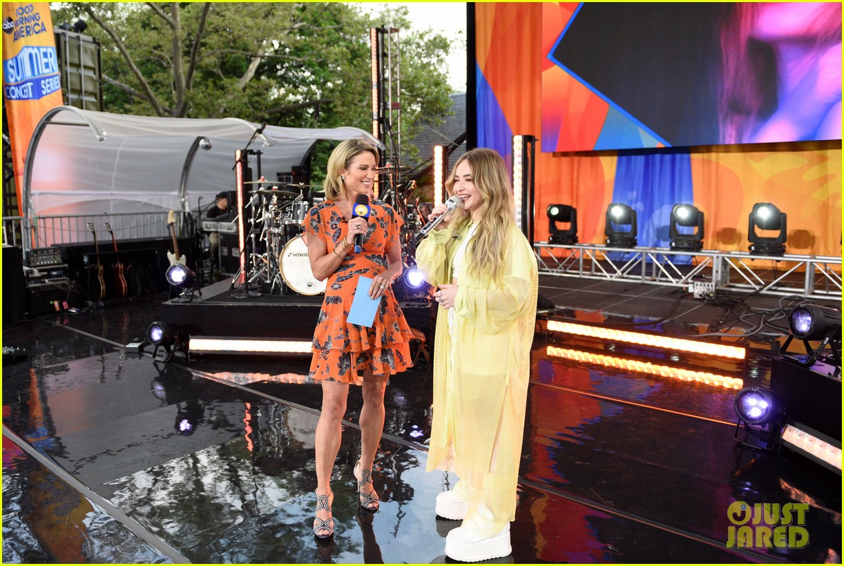 Full Sized Photo of sabrina carpenter takes over good morning americas