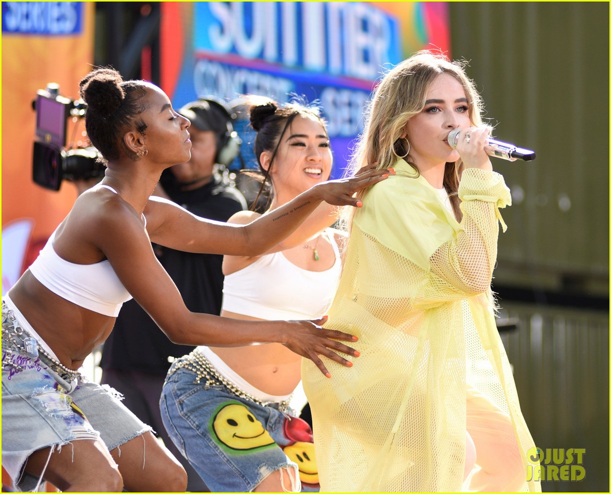 Full Sized Photo of sabrina carpenter takes over good morning americas