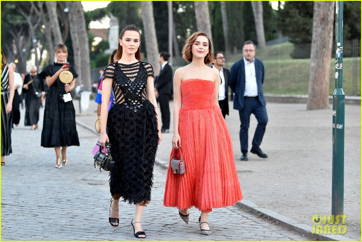 Full Sized Photo of kiernan shipka christian coppola fendi show 03 | Is