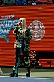 meg donnelly austin mahone hit the stage for arthur ashe kids day 08