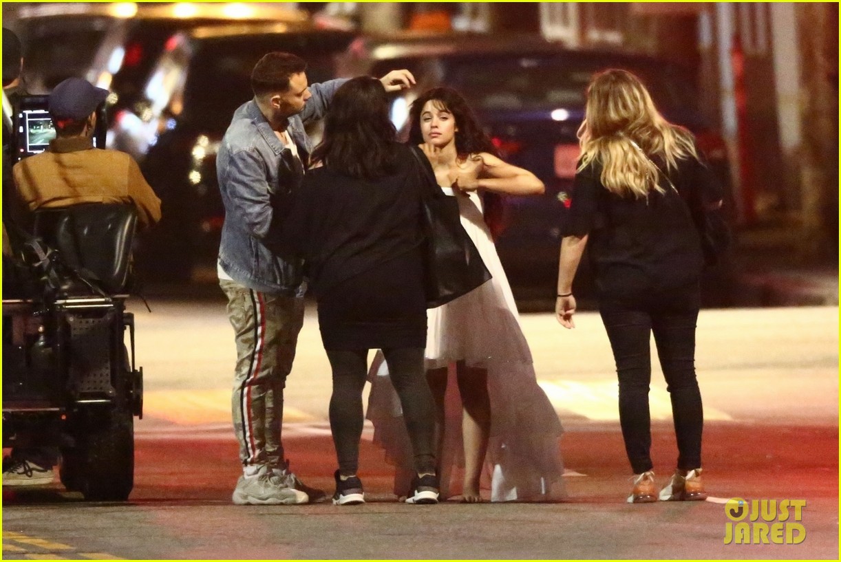 Full Sized Photo of camila cabello films a music video 55 | Camila