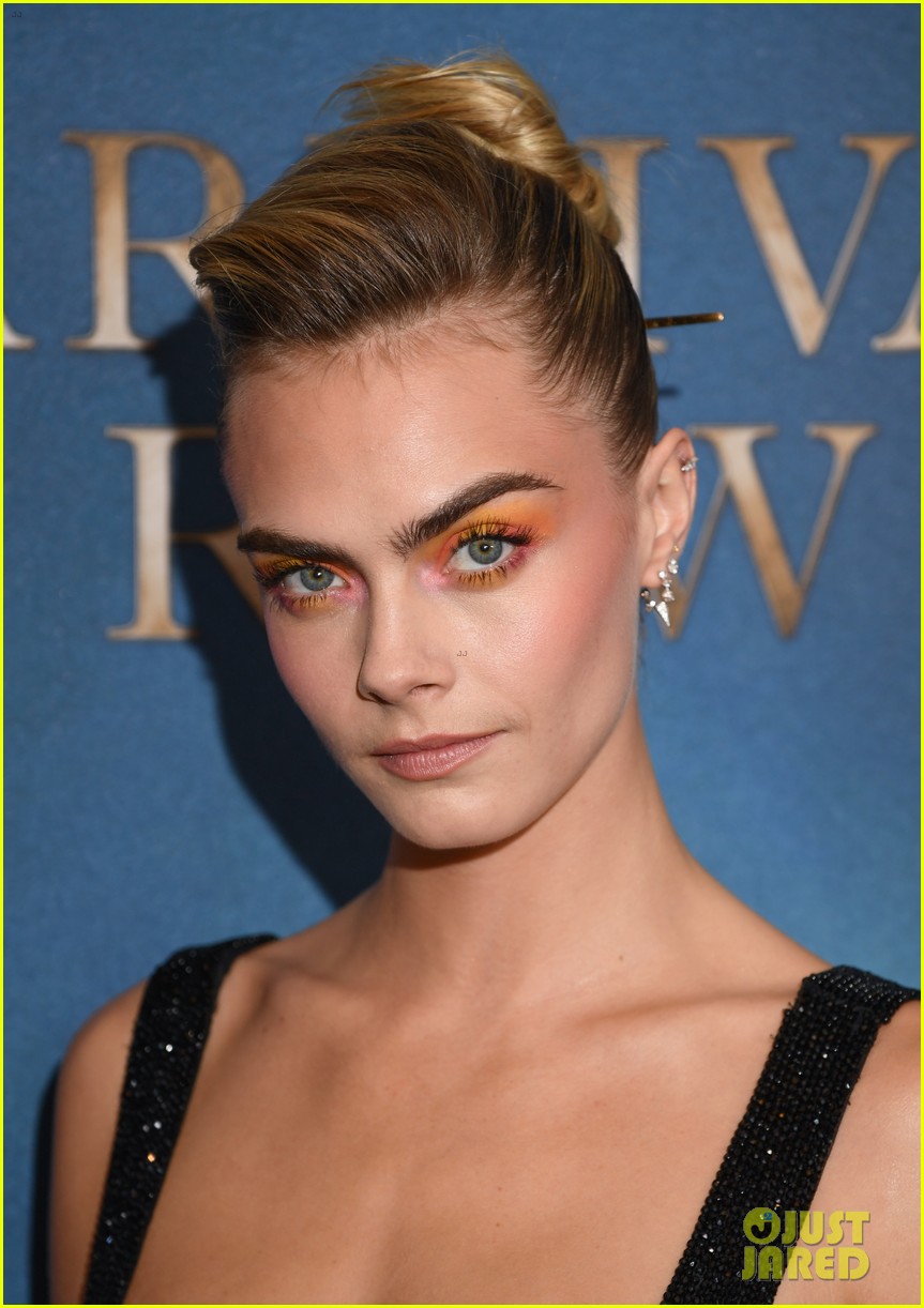 Cara Delevingne Stuns With Pink And Orange Beauty Look For Carnival Row London Screening Photo 4890