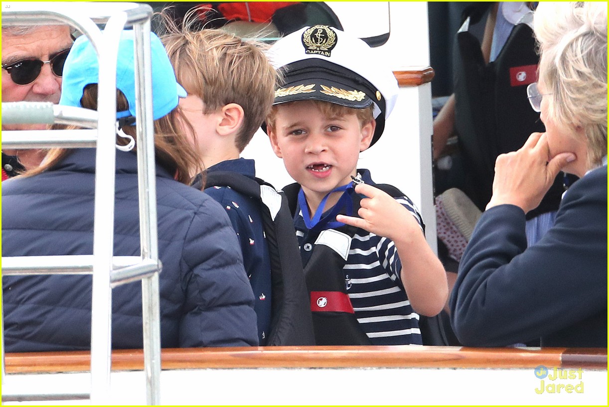 Princess Charlotte Sticks Out Her Tongue During King’s Cup Regatta 