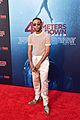corrine foxx sistine stallone get family support at 47 meters down uncaged premiere 05