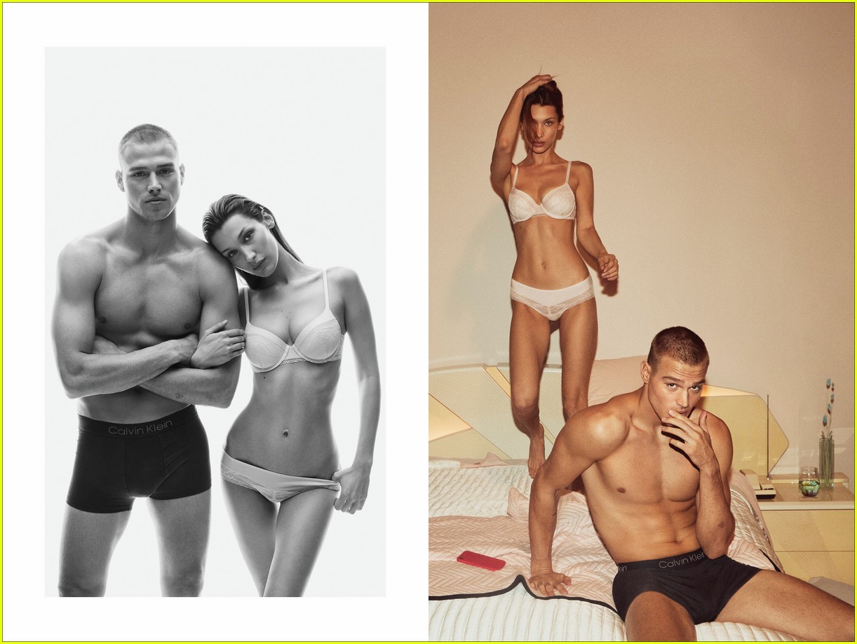 bella hadid jacob elordi calvin klein underwear 01