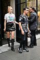 joe jonas sophie turner gumby tee leather skirt 02