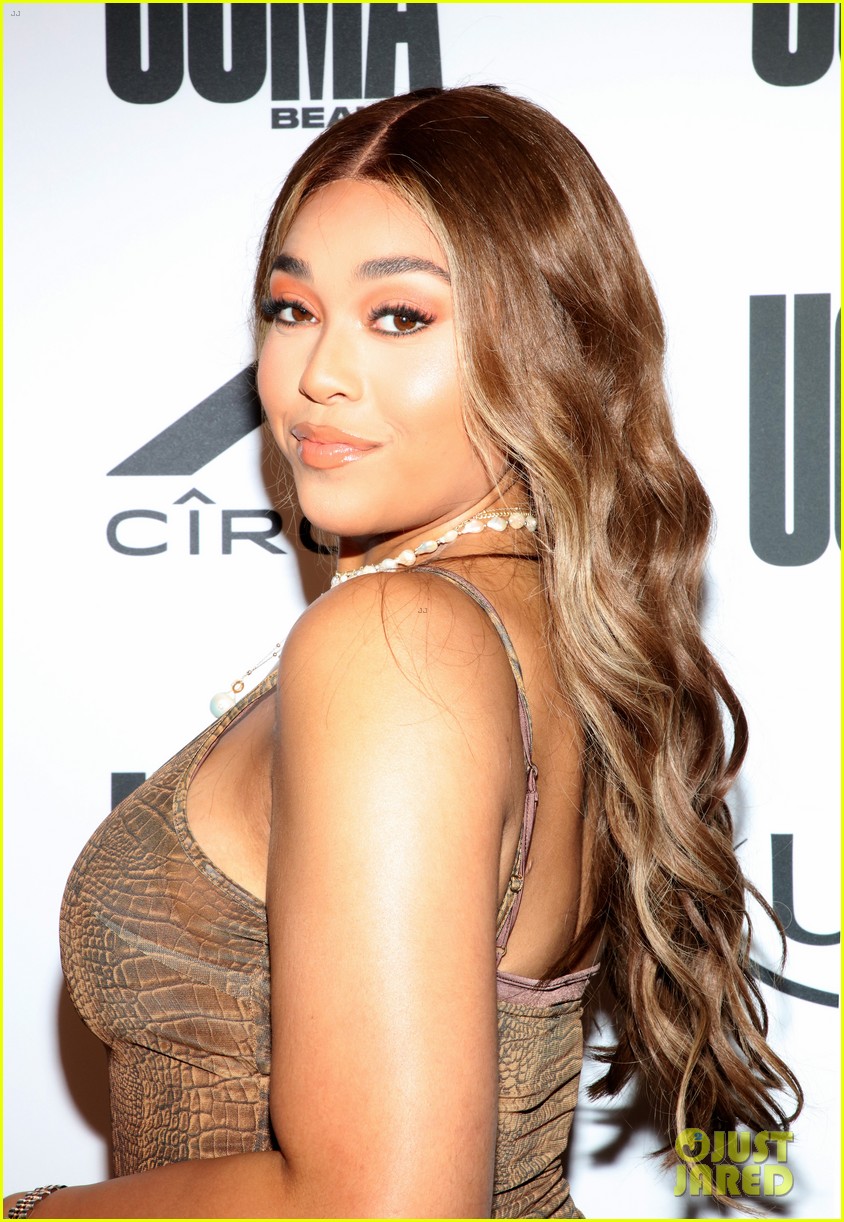 Jordyn Woods Hits Up Uoma Beauty Summer Party In Beverly Hills