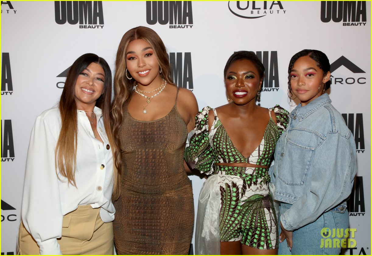 Jordyn Woods Hits Up Uoma Beauty Summer Party In Beverly Hills