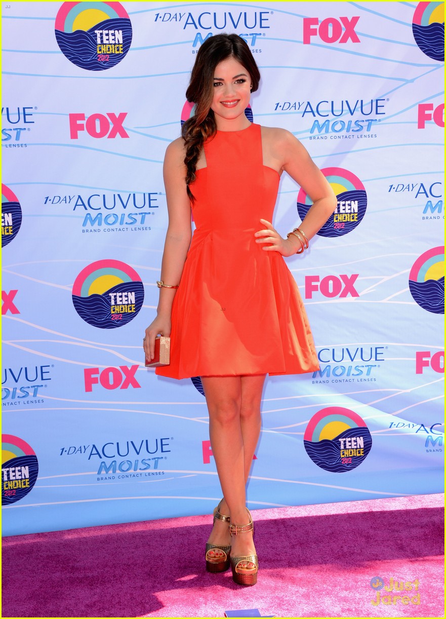 Full Sized Photo of lucy hale teen choice fashion recap 03 | Here's ...