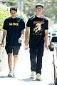 patrick schwarzenegger meets up with a friend in los angeles 01