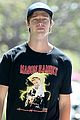 patrick schwarzenegger meets up with a friend in los angeles 02