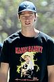 patrick schwarzenegger meets up with a friend in los angeles 04