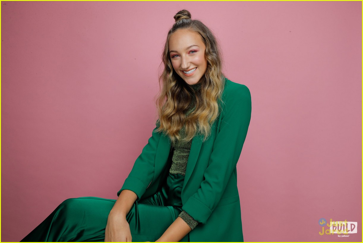 Ava Michelle Looks in Green While Promoting 'Tall Girl' in NYC