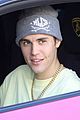 justin bieber rocks head to toe yellow coffee with hailey 02