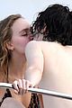 timothee chalamet lily rose depp pda in italy 19