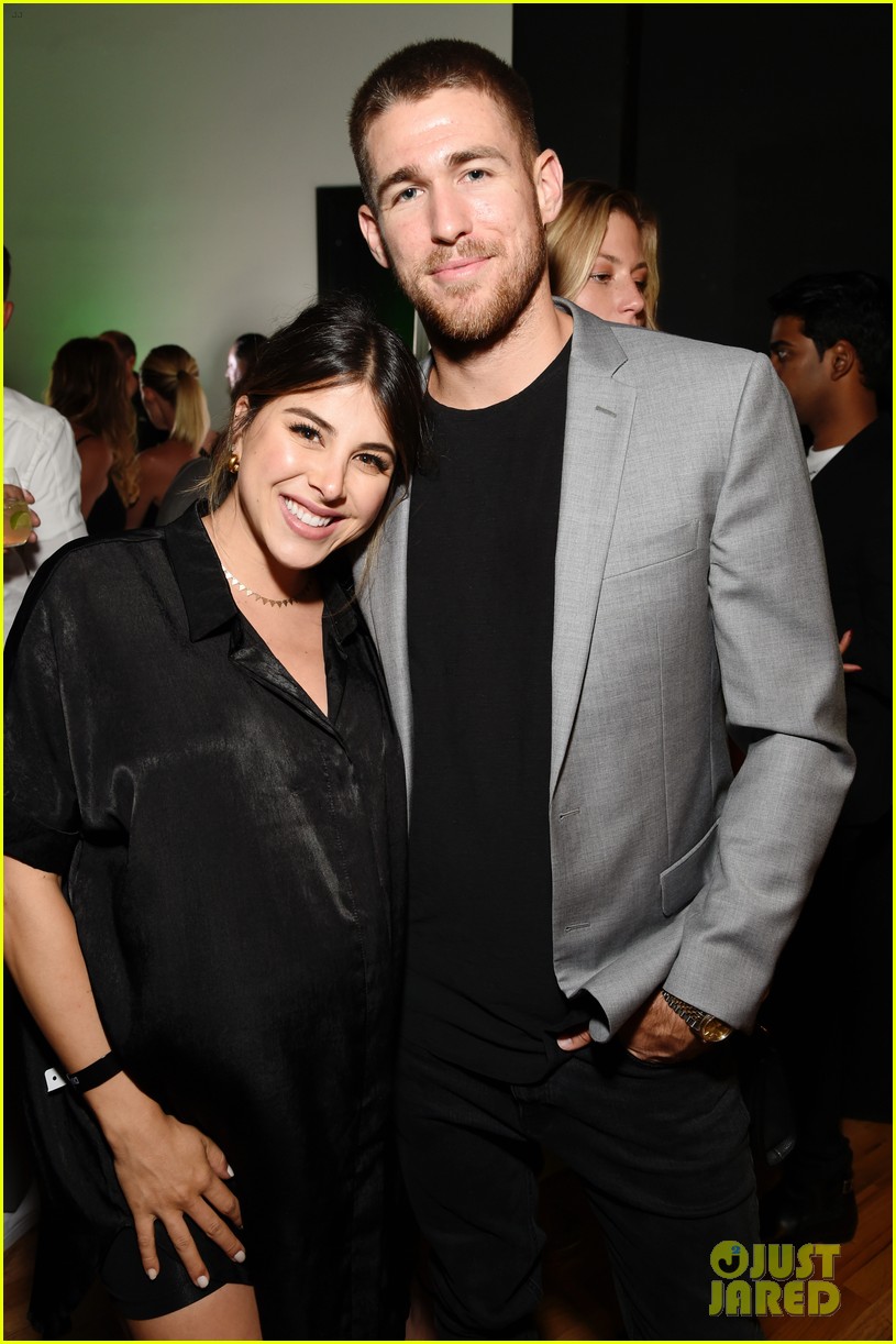 daniella monet attends game changers premiere 9 months pregnant 03