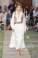 bella hadid dons velvet mini dress at etros milan fashion week show 01