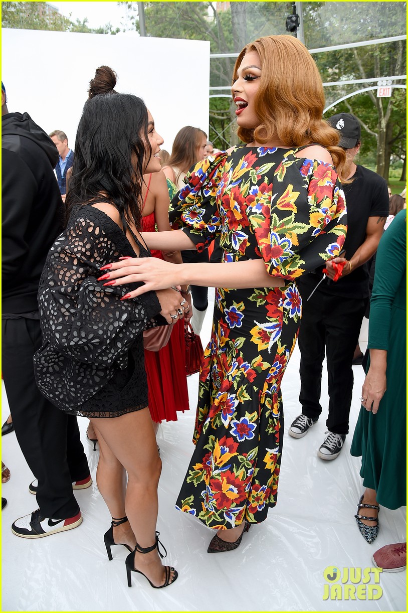 Vanessa Hudgens Reunites with 'Rent Live' Co-Star Valentina at NYFW