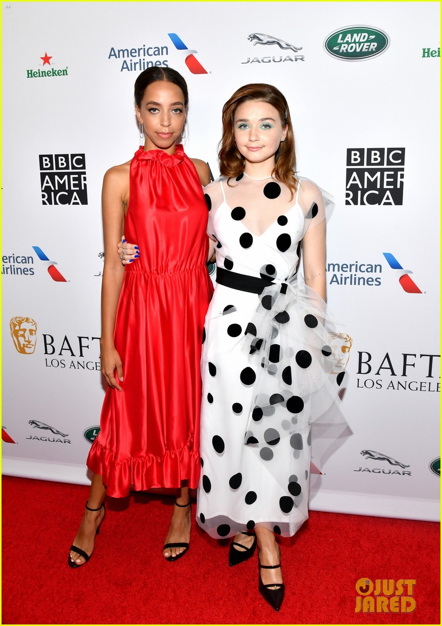 joey king steven piat bafta tea party 05