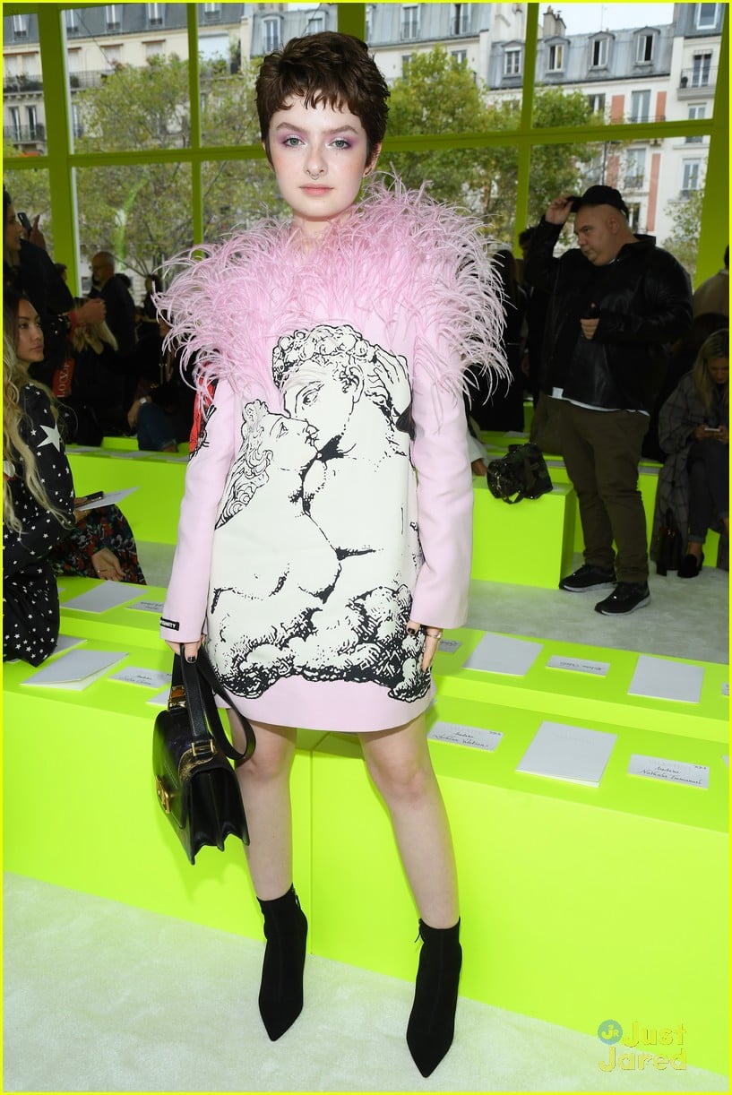 Chilling Adventures of Sabrina's Lachlan Watson Attends Paris Fashion