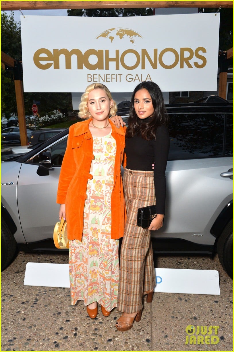 Full Sized Photo of nina dobrev accepts ema futures award at