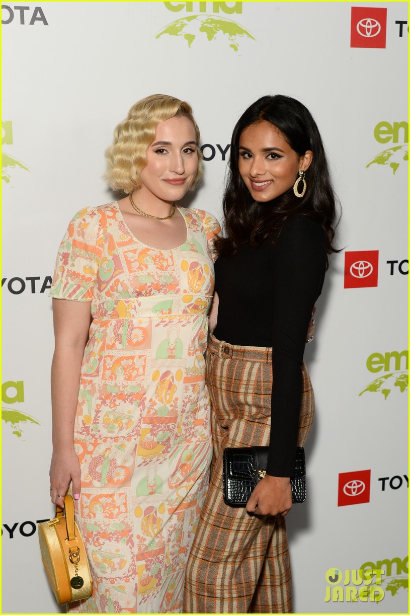 Full Sized Photo of nina dobrev accepts ema futures award at