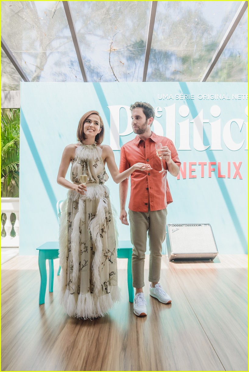 Ben Platt & Zoey Deutch Travel to Brazil to Promote 'The Politician