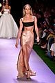 bella hadid irina shayk work the runway brandon maxwell fashion show 04