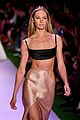 bella hadid irina shayk work the runway brandon maxwell fashion show 17